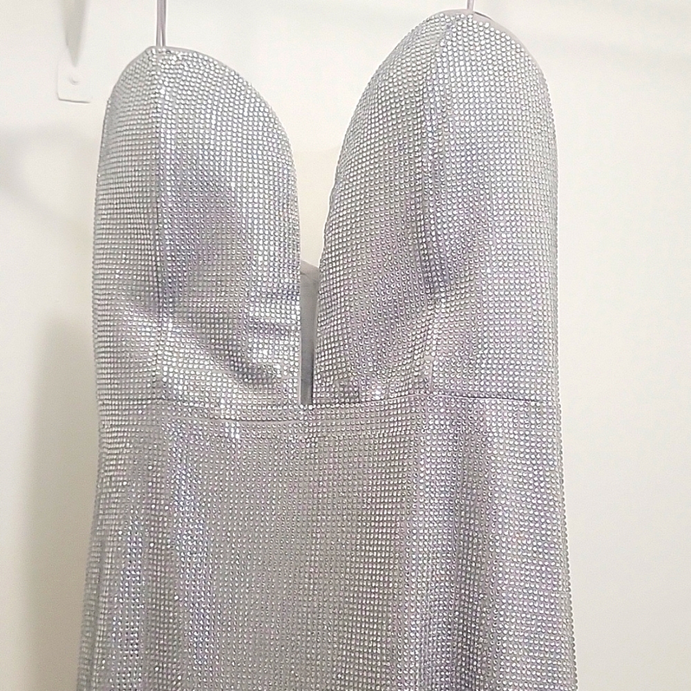 Rhinestone mini dress